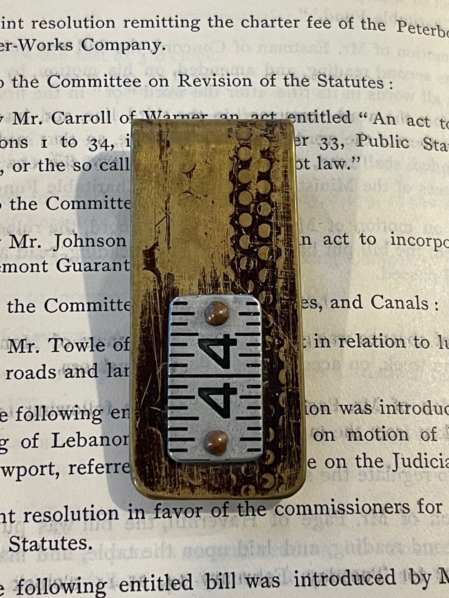 Ruler Money Clip