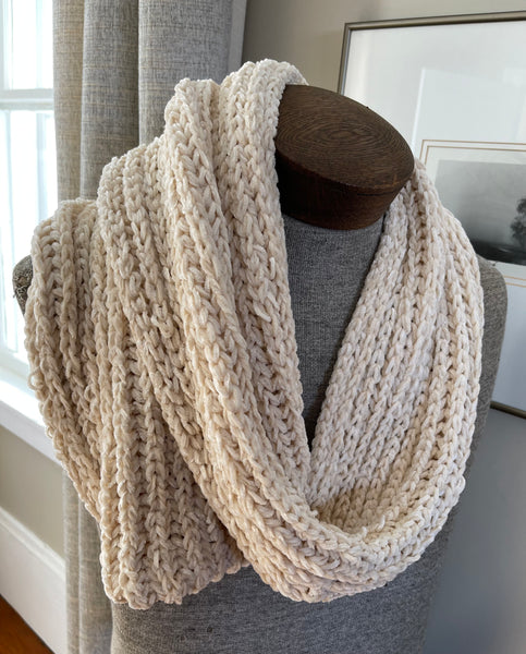 Cable Knit Infinity Scarf