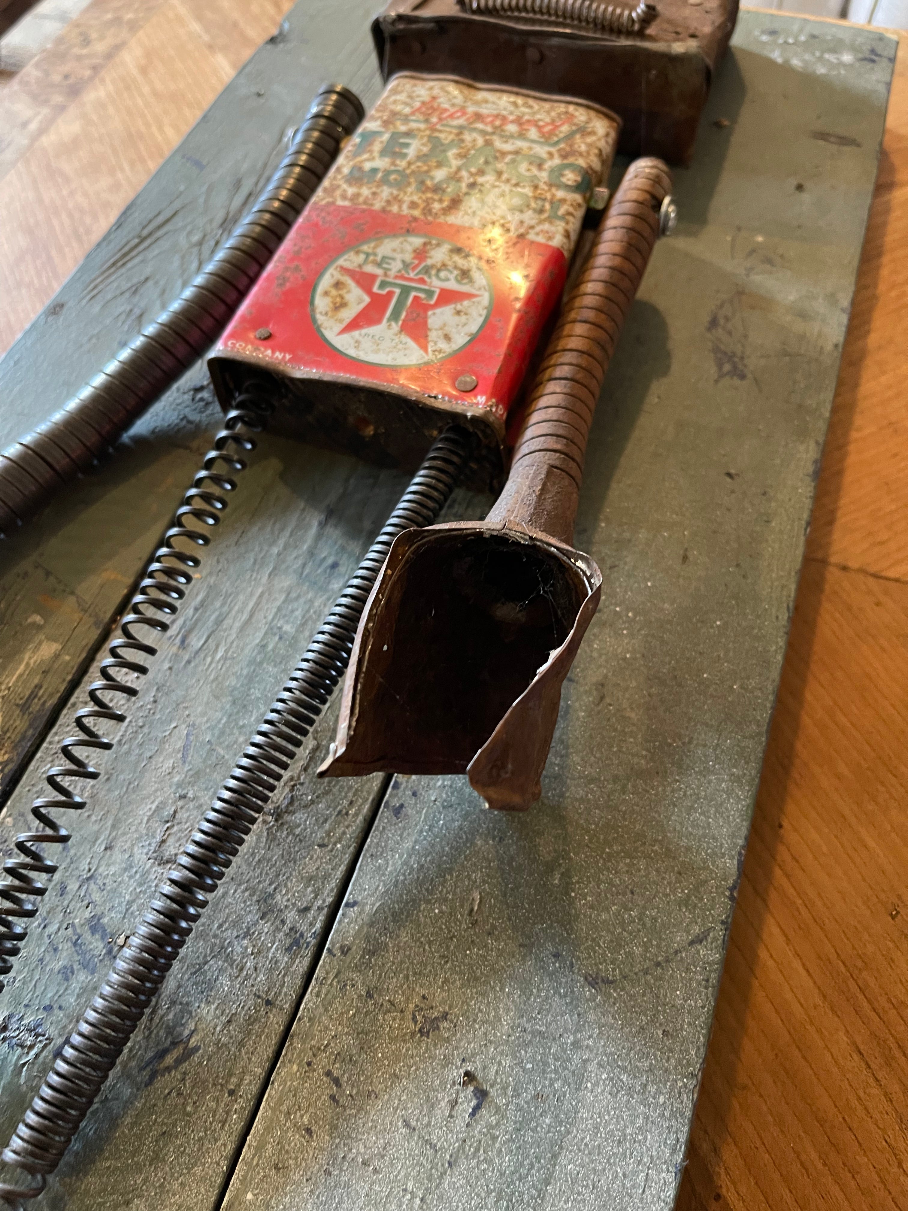 Handcrafted Metal Robot Folk Art Sculpture - 5 – Decor by The Olde 1840