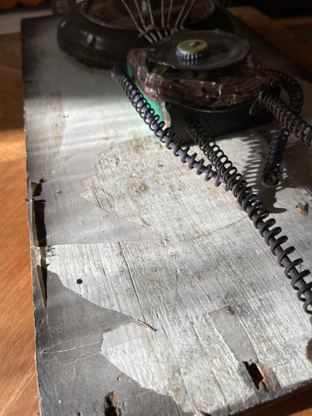 Handcrafted Metal Robot Folk Art Sculpture -2 – Decor by The Olde 1840