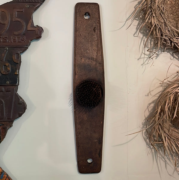 Antique flat comb large flax rake Flax Hechtel Steckigel Farm Tool