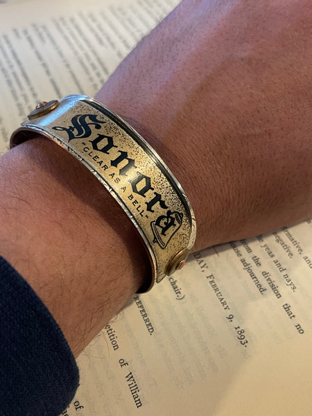 Machine Plate Cuff Bracelet  - Sonora