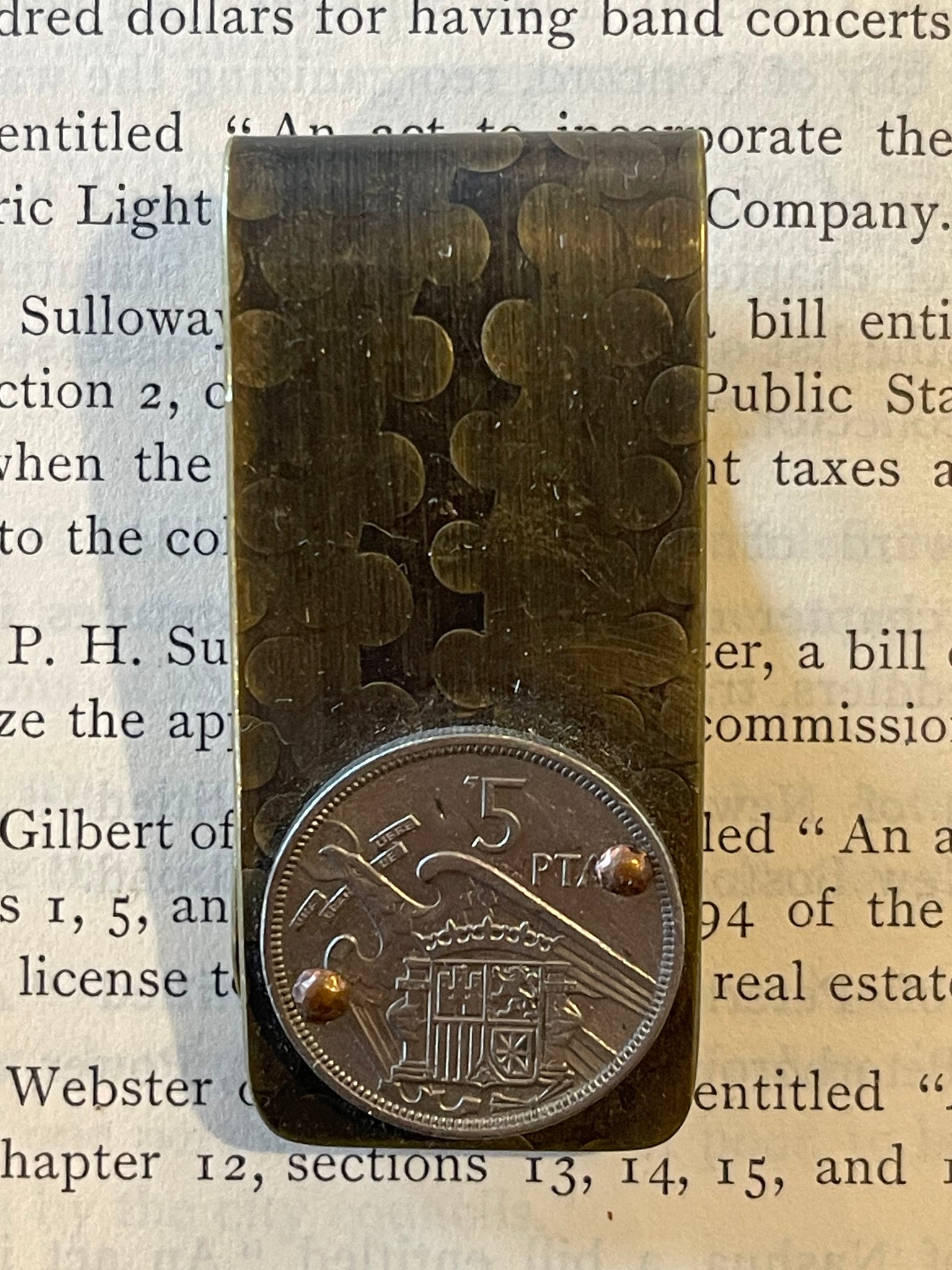 World Coin Money Clip - Spain