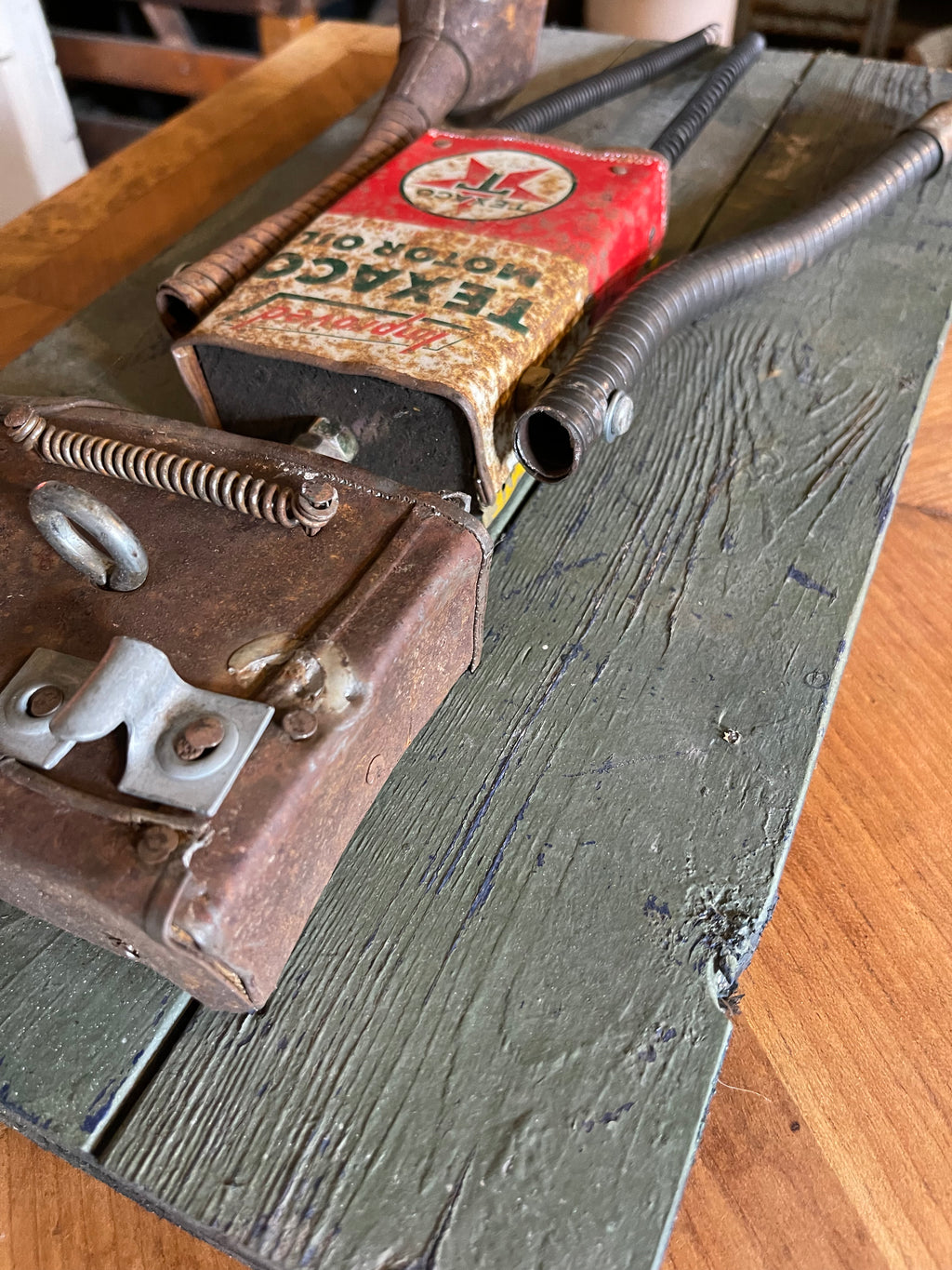 Handcrafted Metal Robot Folk Art Sculpture - 5 – Decor by The Olde 1840