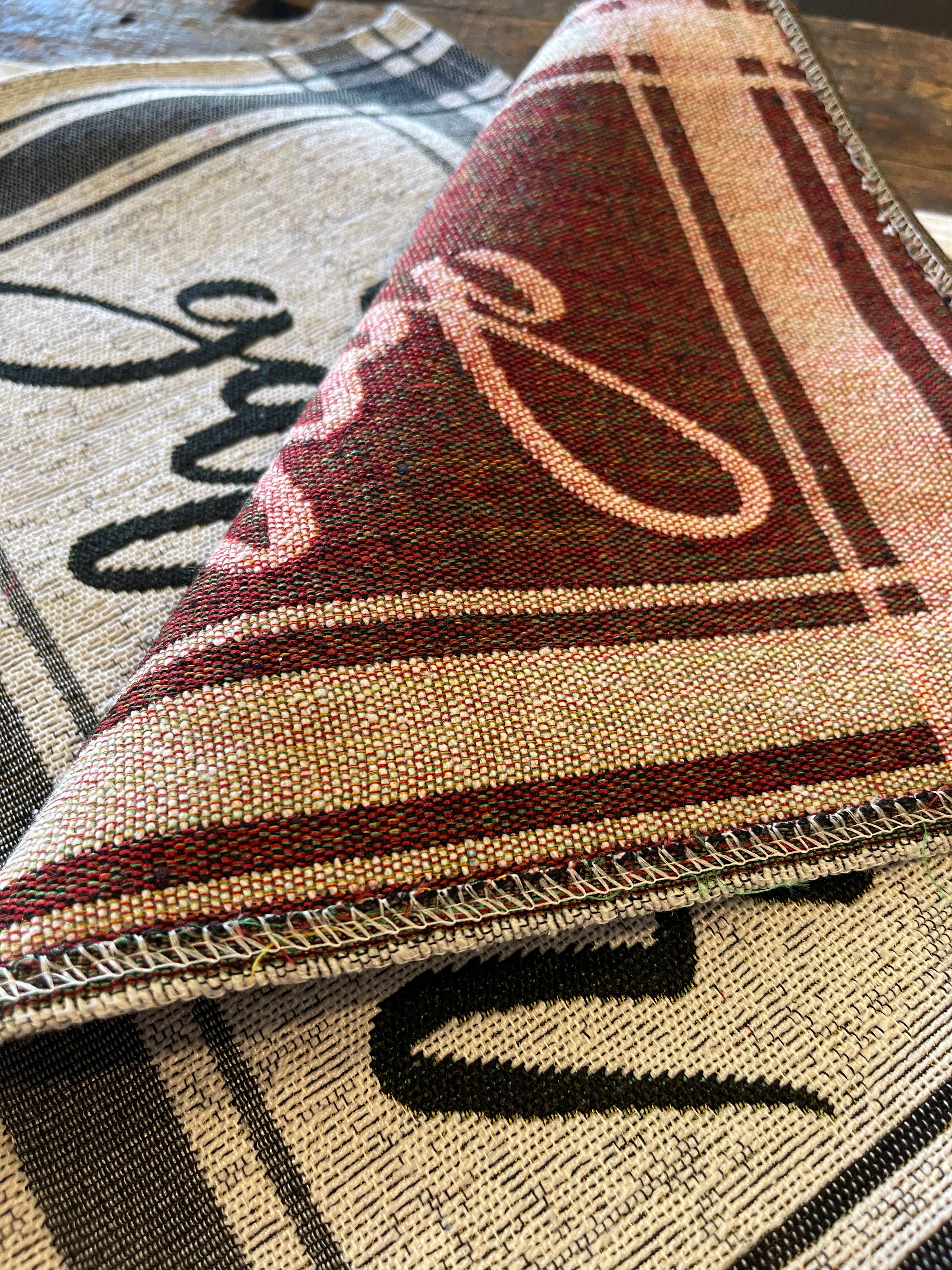 Woven Table Placemats – Decorative Dining Set – Decor by The Olde 1840