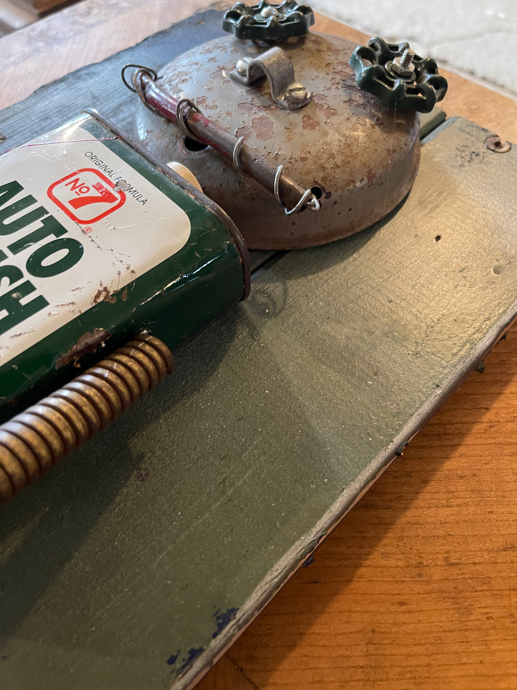 Handcrafted Metal Robot Folk Art Sculpture - 4 – Decor by The Olde 1840