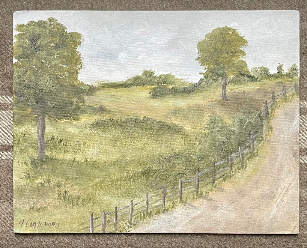 Countryside Oil Painting – Decor by The Olde 1840