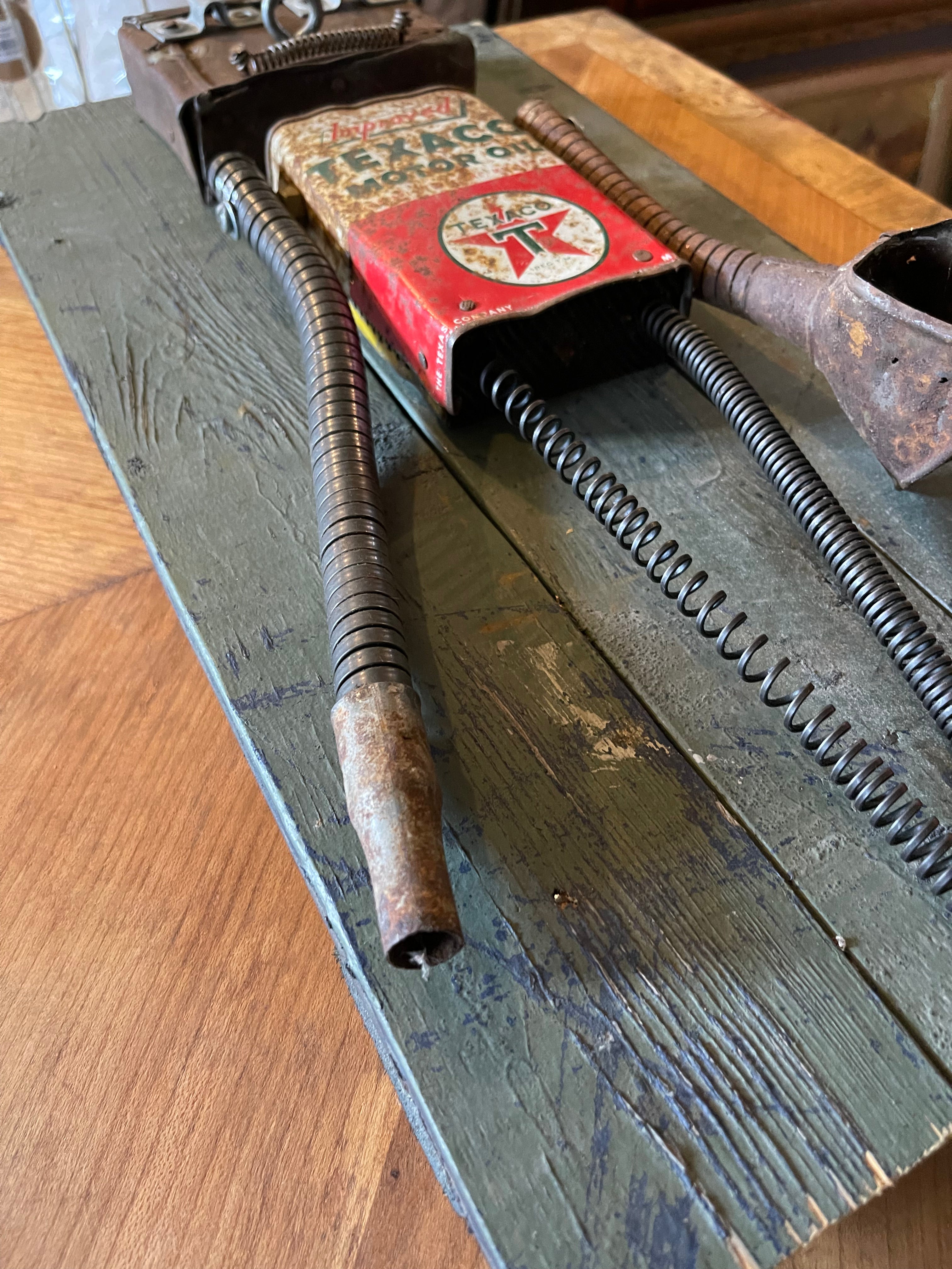 Handcrafted Metal Robot Folk Art Sculpture - 5 – Decor by The Olde 1840