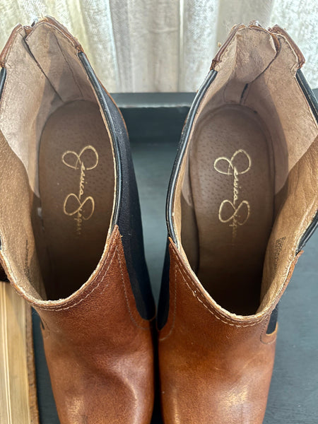 Jessica Simpson Leather Stilettos