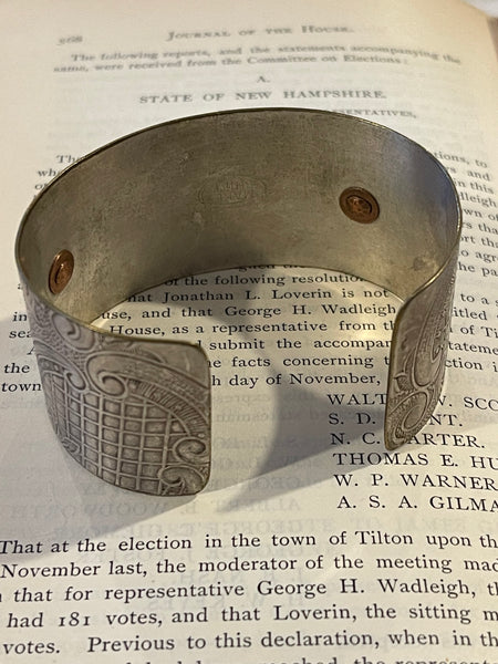 Machine Plate Cuff Bracelet  - Electric Supply Co