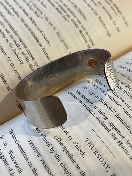 Machine Plate Cuff Bracelet  - Sonora