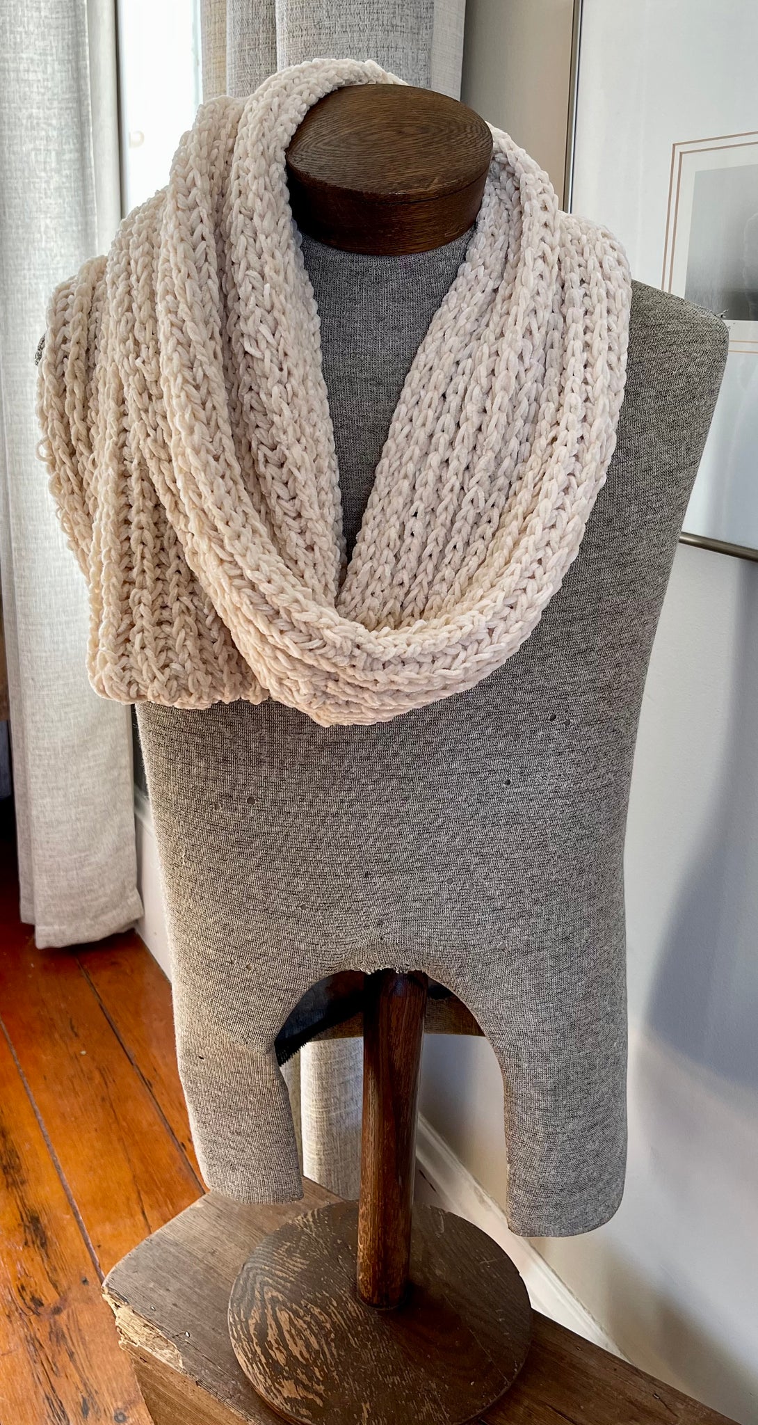 Cable Knit Infinity Scarf